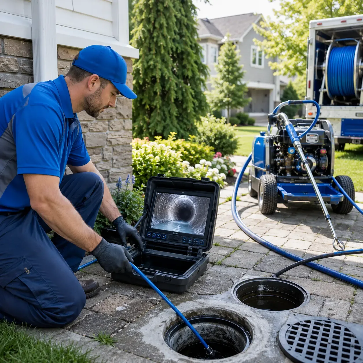 Outdoor drain cleaning professionals serving Rheems, PA