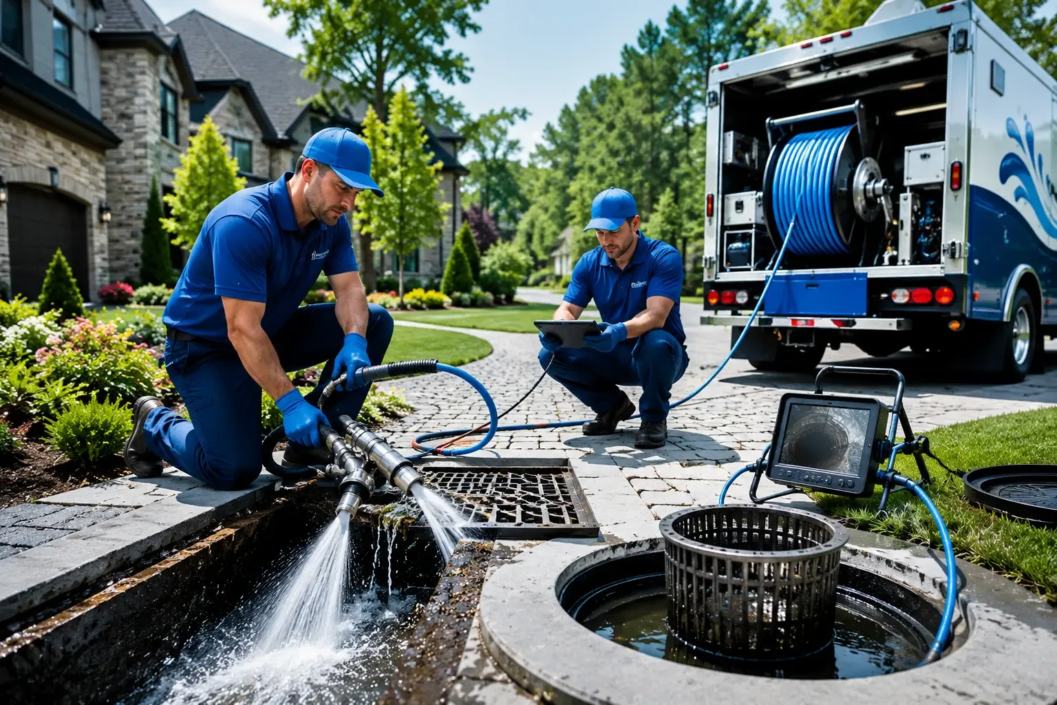 Local outdoor drain cleaning professionals in Rheems, PA