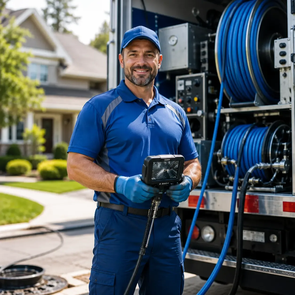 Local outdoor drain cleaning specialists in Rheems, PA